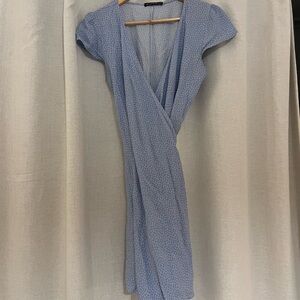 Brandy Melville Light Blue Floral Robbie Dress